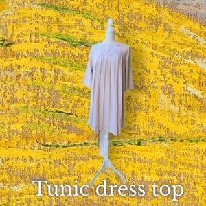 Sheln peach pleated dress.